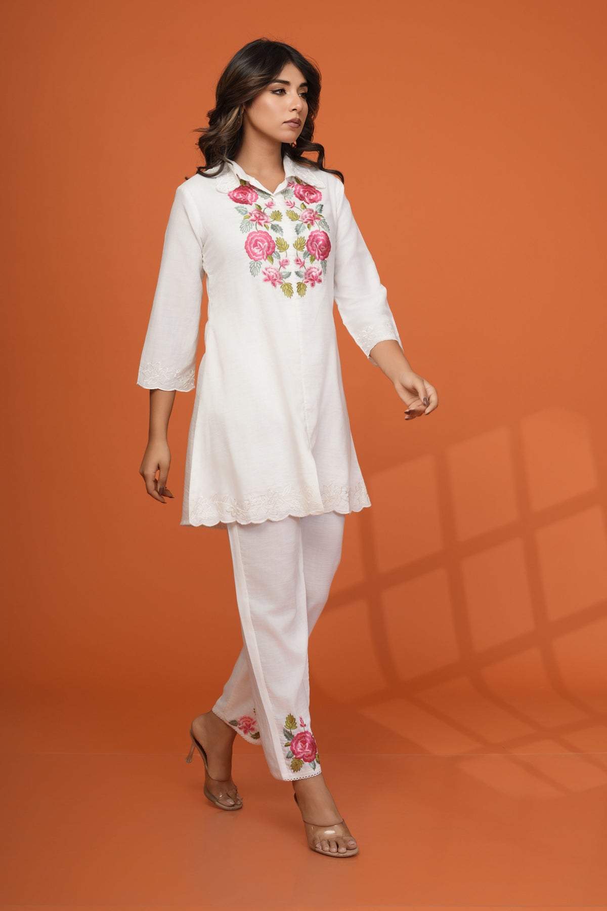 Darika Angel Embroidery Co-ord Set