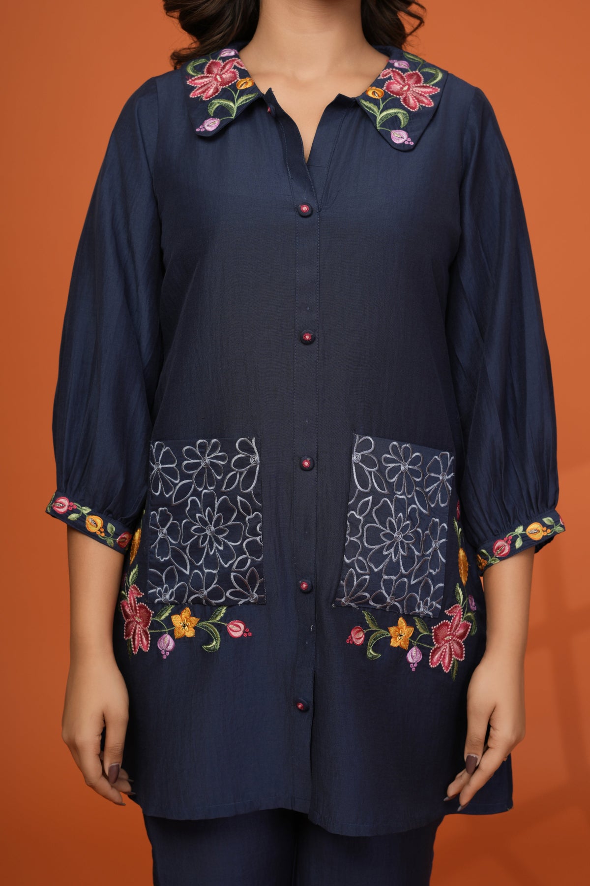 Darika Indi Embroidery Co-ord Set