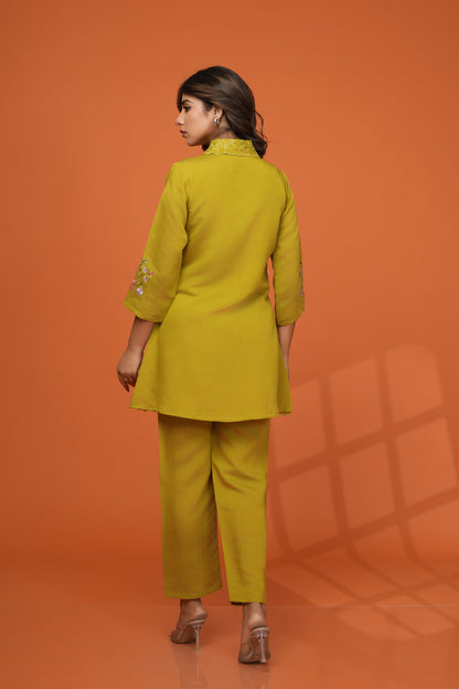 Darika sunshine embroidery co-ord set