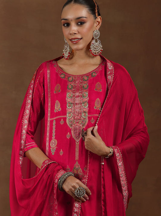 Women Ethnic Motifs Regular Gotta Patti Kurta with Trousers & With Dupatta