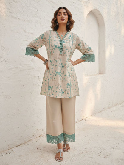 Swades sea cotton co-ord set
