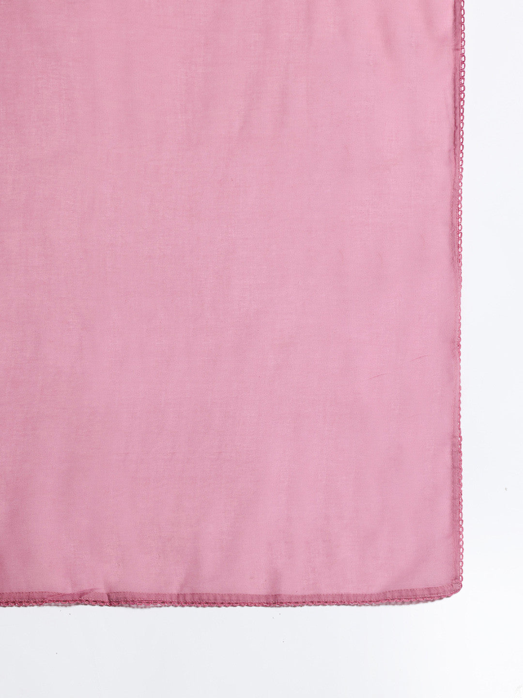 Embroidered Pure Cotton Kurta with Trousers & Dupatta