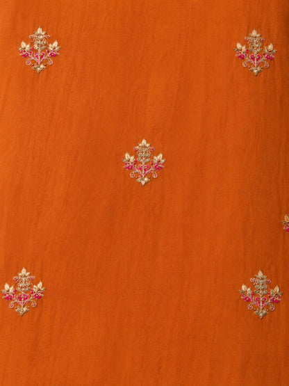 Trisha Saffron work Suit set