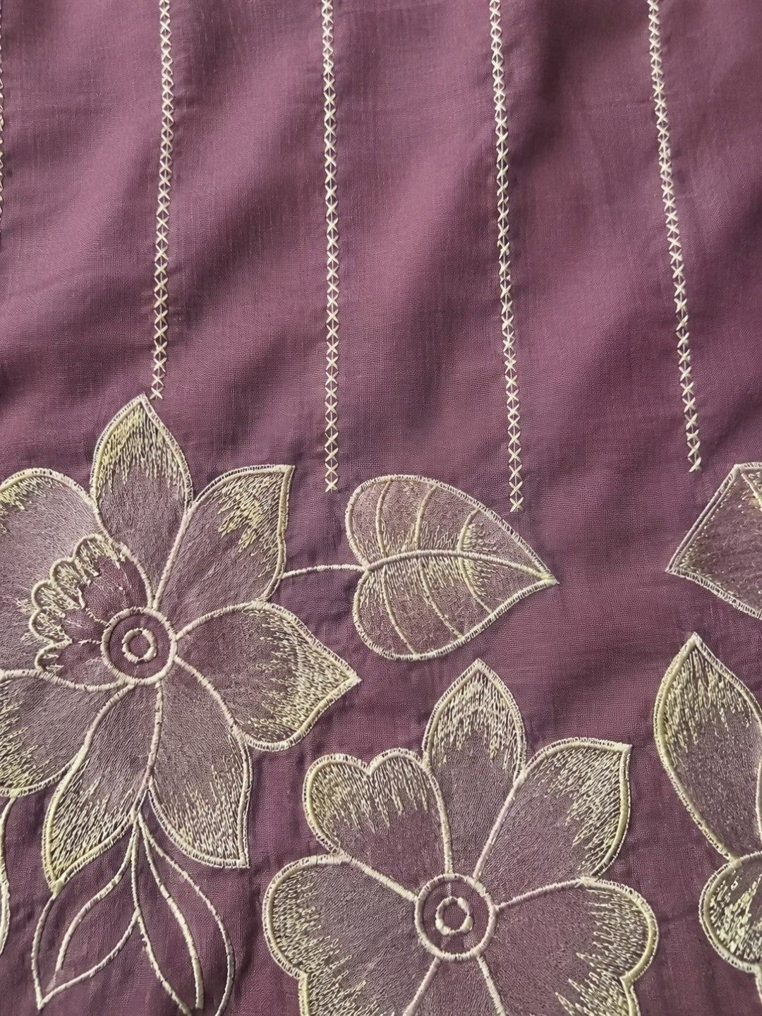 Darika Orchid Embroidery Co-ord Set