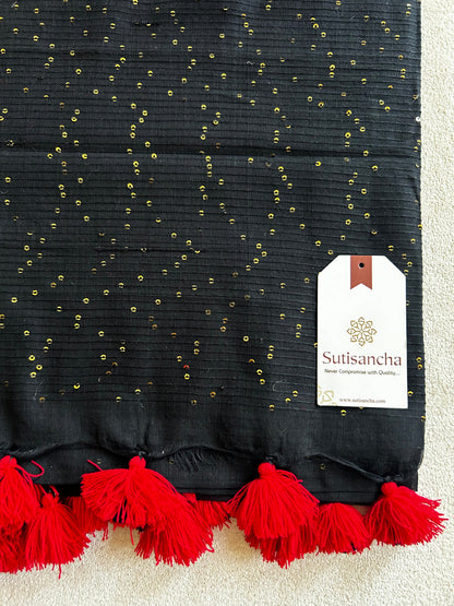 Dhiyona SS Sitaara Mul: Handwoven Sequin Elegance