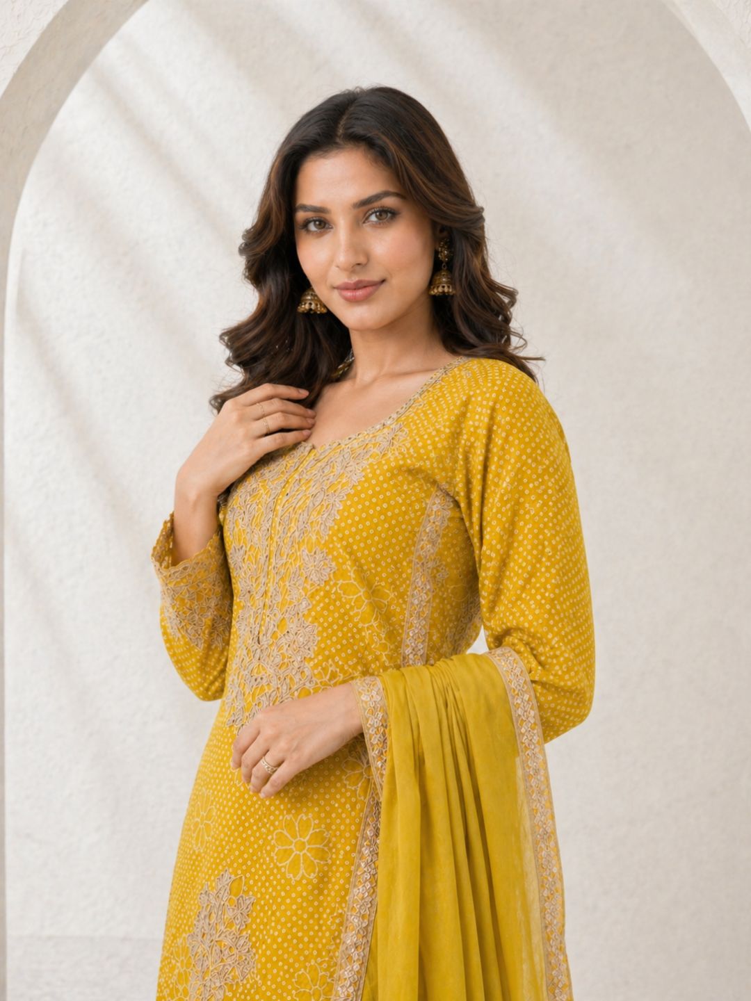 Zarkash Amber Full Work Suit Set