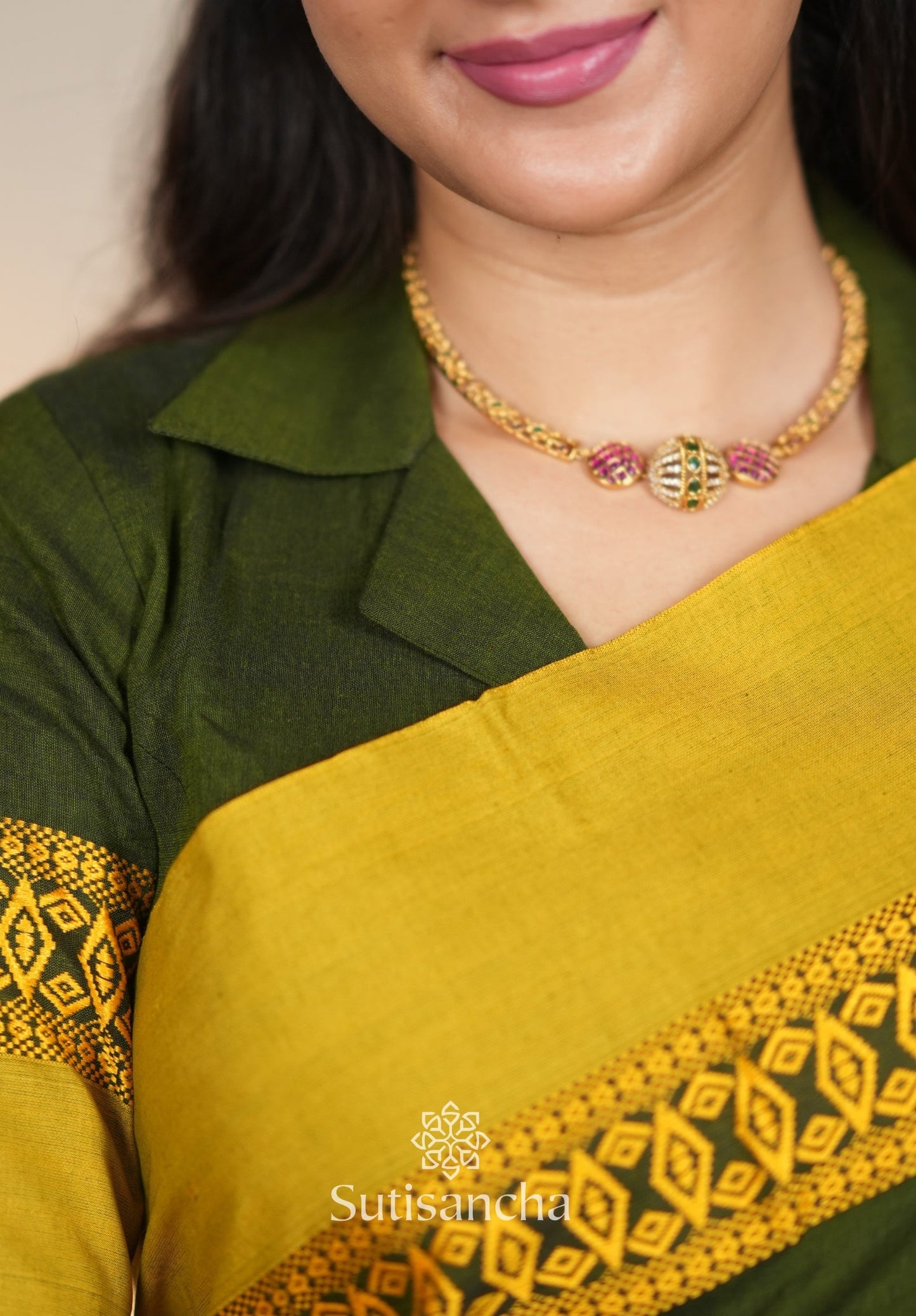 Dhiyona SS Timeless Weave Bengal Cotton Saree by Sutisancha