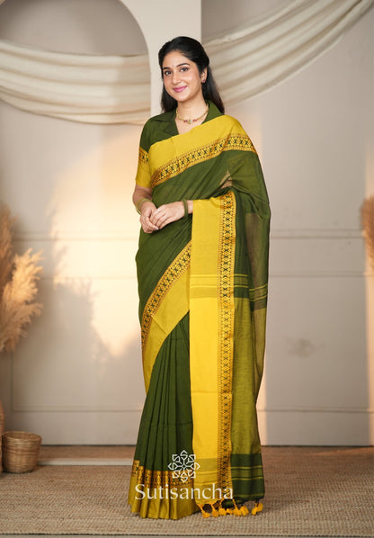 Dhiyona SS Timeless Weave Bengal Cotton Saree by Sutisancha