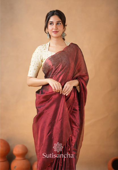 Dhiyona SS Beads Bloom Tissue Elegance