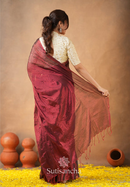 Dhiyona SS Beads Bloom Tissue Elegance