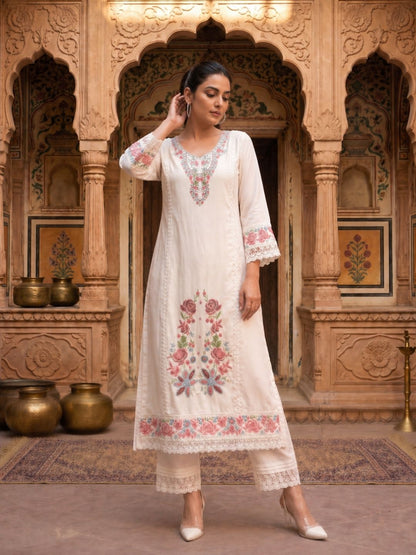 Nadira Misri Embroidered Lawn Suit Set