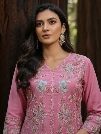 Ayat Punch Full Embroidery Lawn Co-ord Set