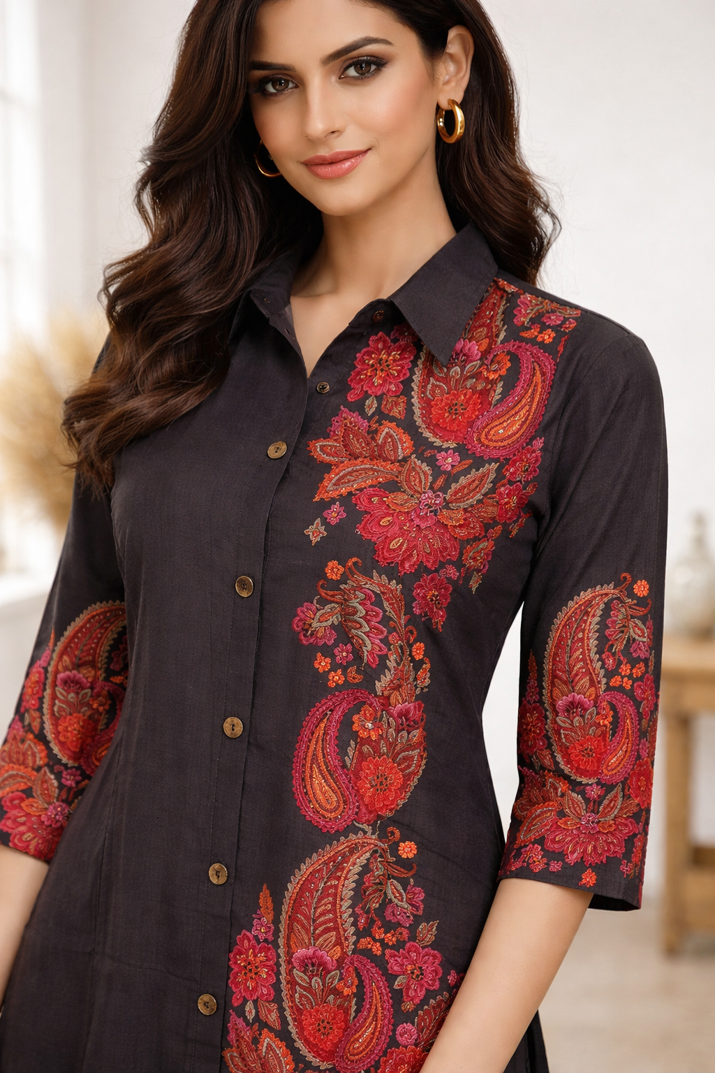 Reet Coffee Paisley Co-Ord Set