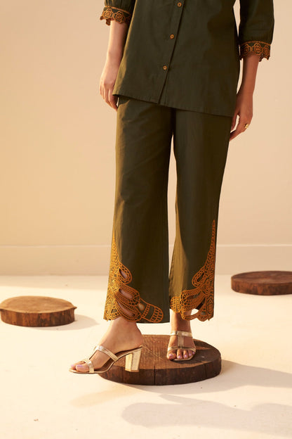 Tisca forest embroidery co-ord set