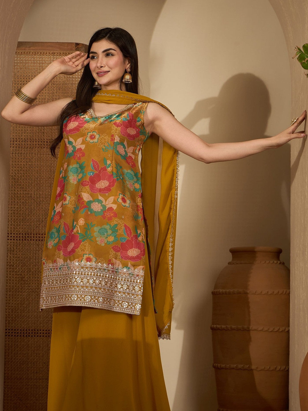 Women Yellow Kurta Sets