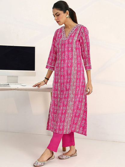 Women Ethnic Motifs Printed Regular Kurta with Trousers & With Dupatta