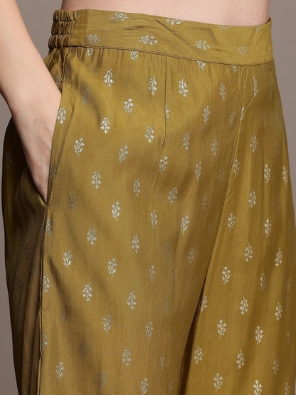 Dhiyona HOP Jashn Yoke Design Sequinned Zari Work Kurti With Sharara & Dupatta