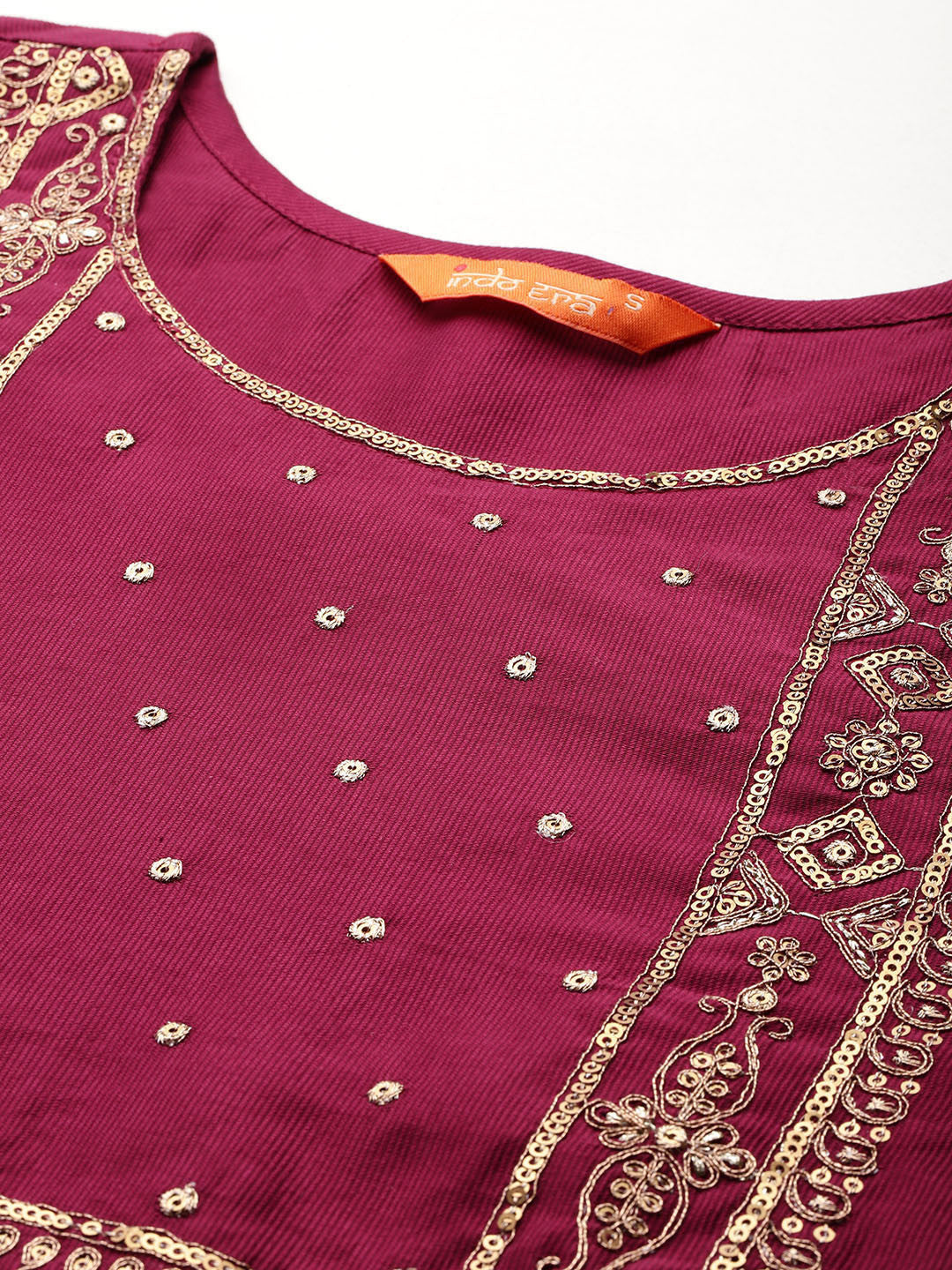 Women Embroidered Straight Kurta Set