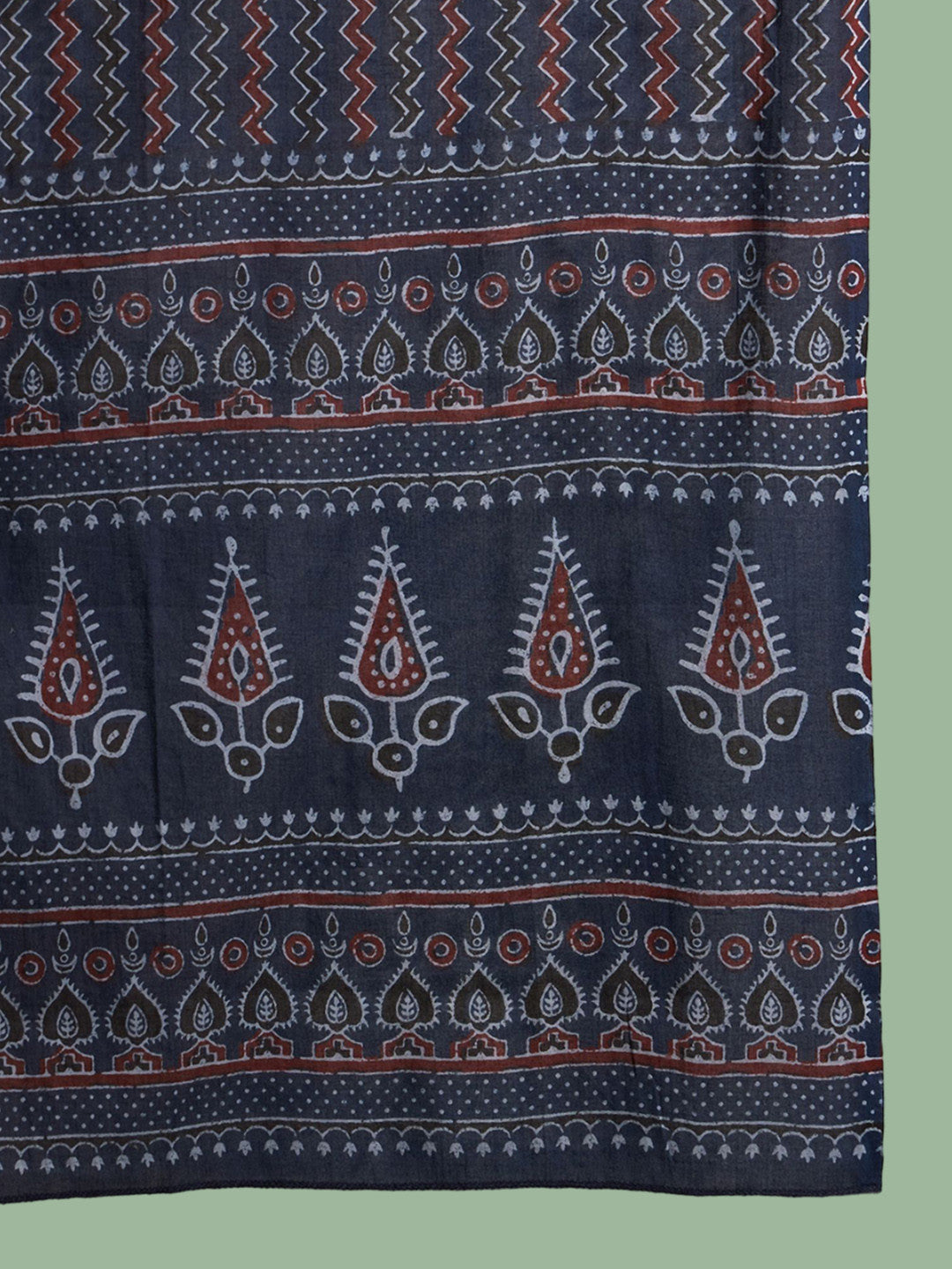 Ethnic Motifs Printed Gotta Patti Pure Cotton Kurta with Trousers & With Dupatta