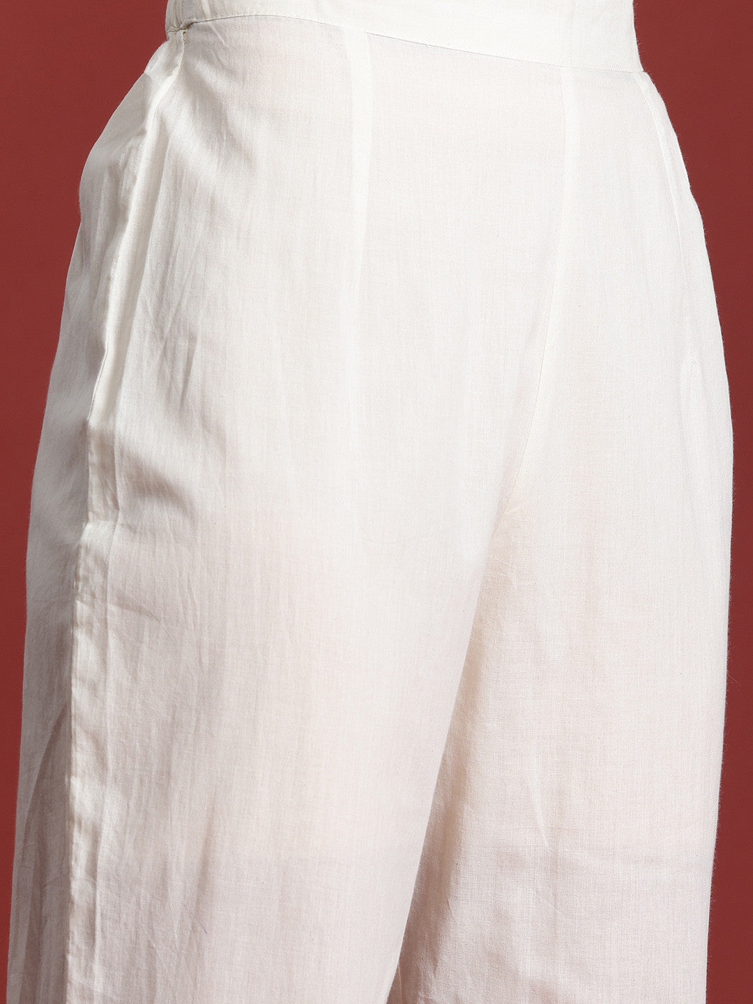 Floral Printed Pure Cotton Kurti with Trousers