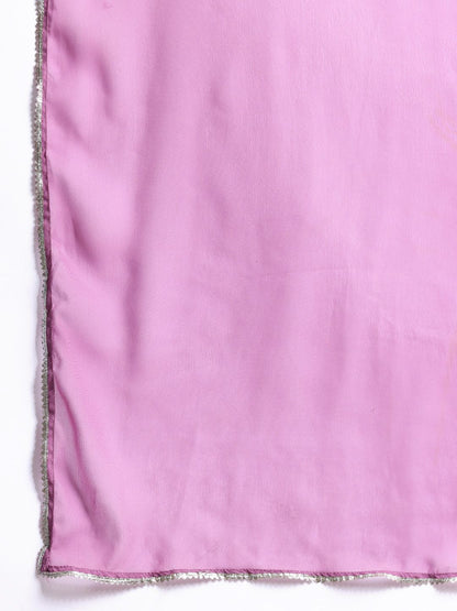 Dhiyona AN Printed Gotta Patti Kurta with Sharara & Dupatta