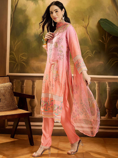 Women Embroidered Kurta Set