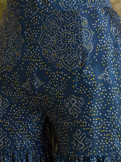 Dhiyona SN Embroidered V-Neck Kurta & Sharara With Dupatta