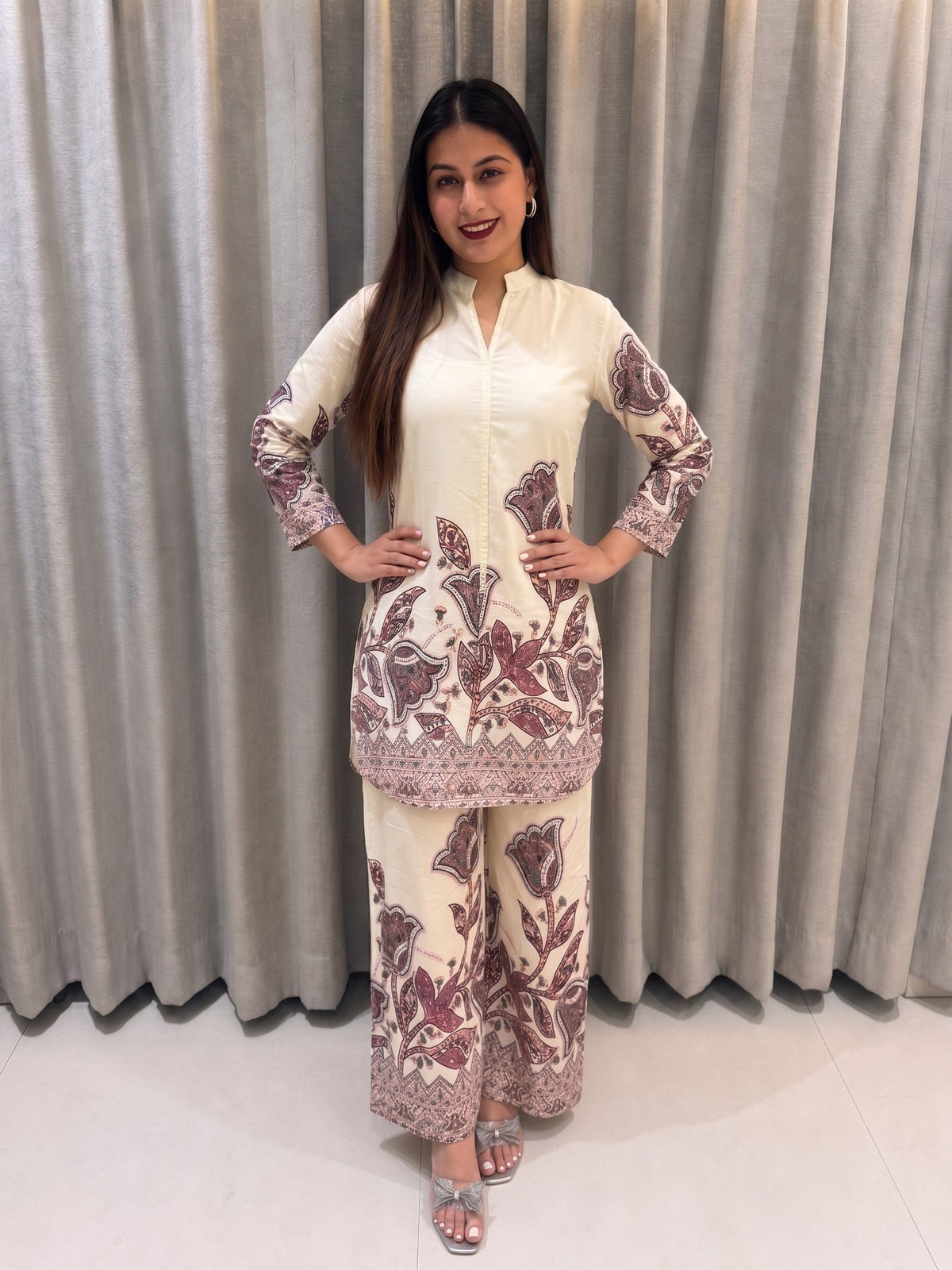 Hardik Artsy Printed Cotton Co-ord set