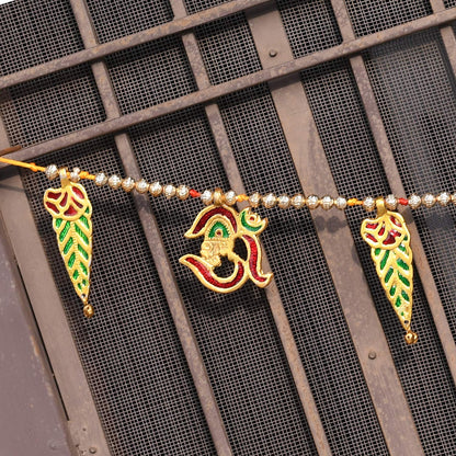 Handcrafted Toran Bandarwal for Doorway Decor, Long 35 Inches