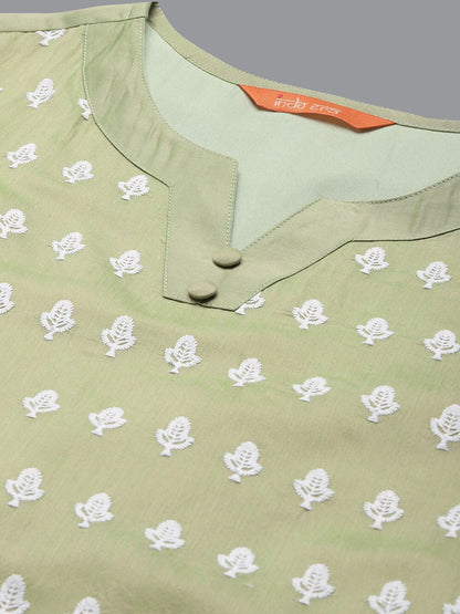 Floral Embroidered Kurta with Palazzos