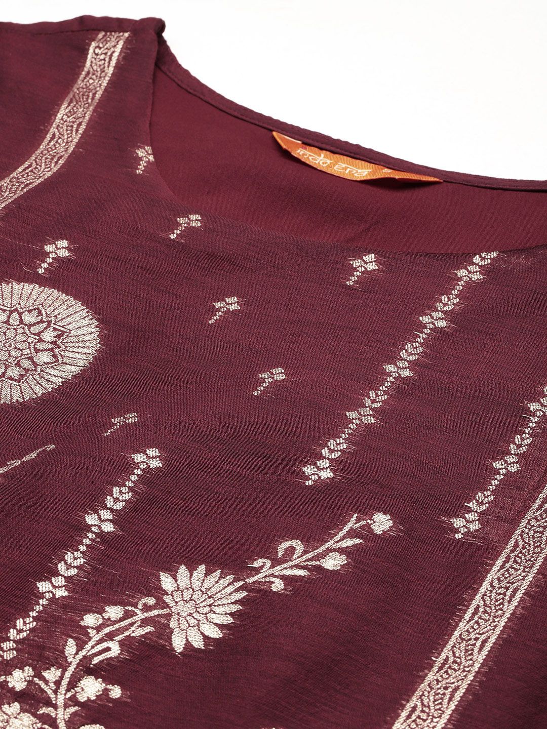 Women Ethnic Motifs Regular Kurta with Trousers & With Dupatta