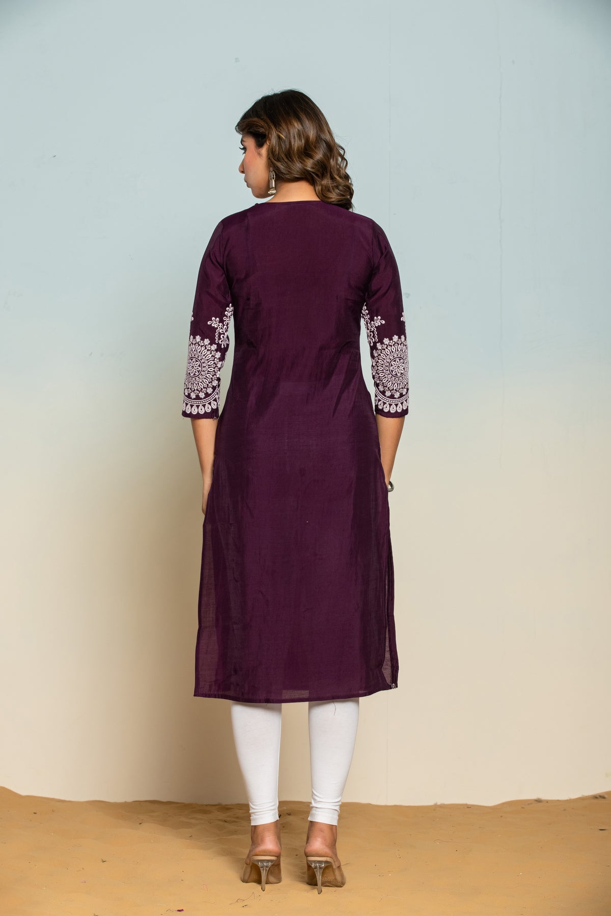 UMA VOILA EMBROIDERED KURTI