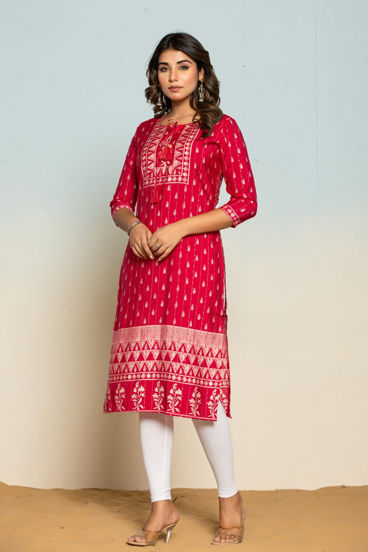 UMA CANDY PRINTED COTTON KURTI