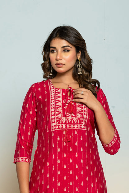 UMA CANDY PRINTED COTTON KURTI