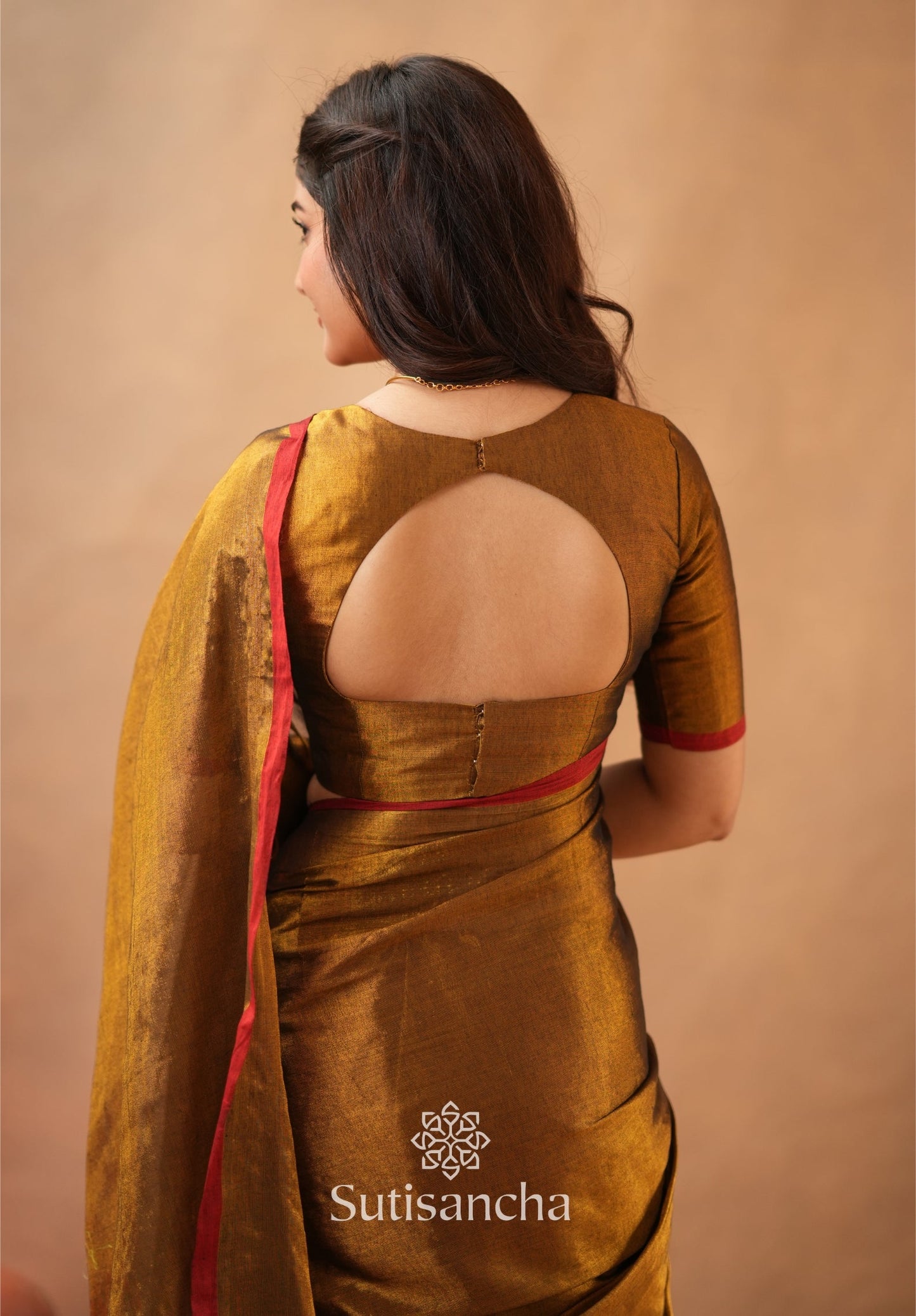 Dhiyona SS Woven Poetry Artisanal Handloom Tissue Cotton Saree