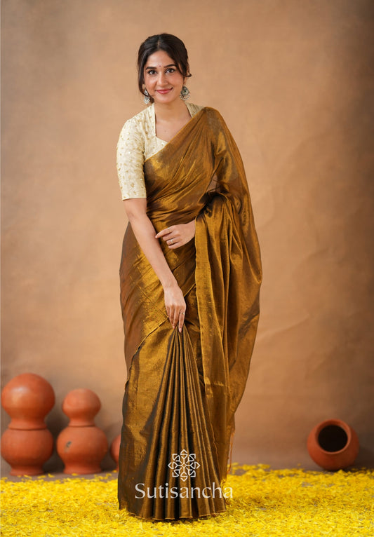 Dhiyona SS Beads Bloom Tissue Elegance