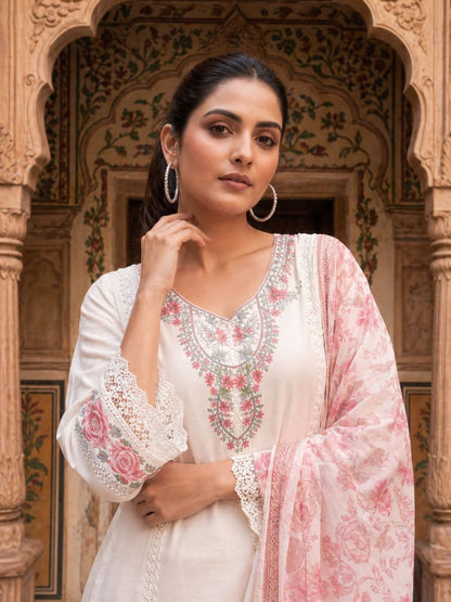 Nadira Misri Embroidered Lawn Suit Set