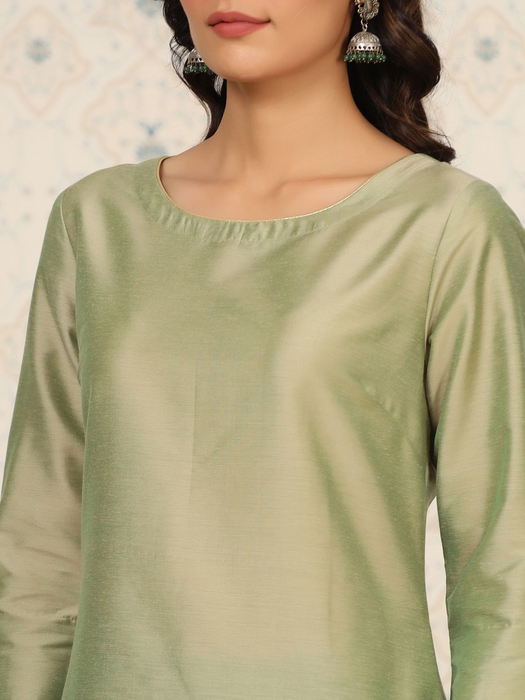 Dhiyona OD  Round Neck Kurta With Palazzos