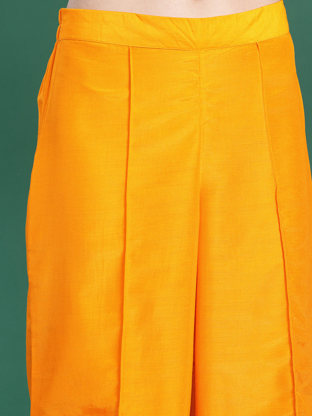 Bandhani Printed Mirror Work Kurta with Palazzos