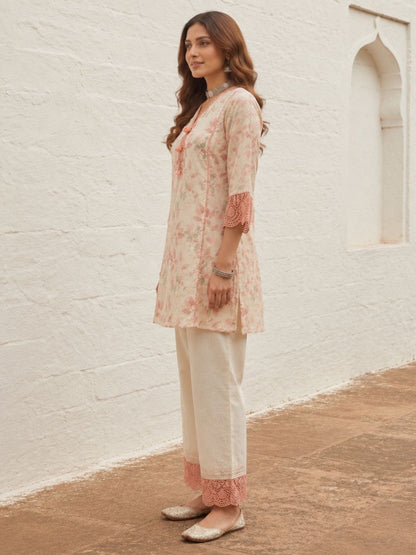 Swades blossom cotton co-ord set