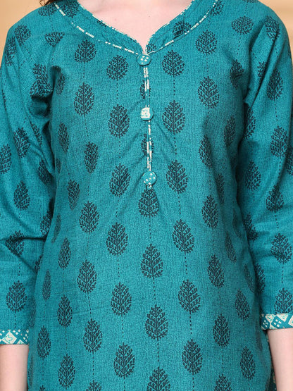 Dhiyona KL Women Floral Printed Kurta with Patiala & Dupatta