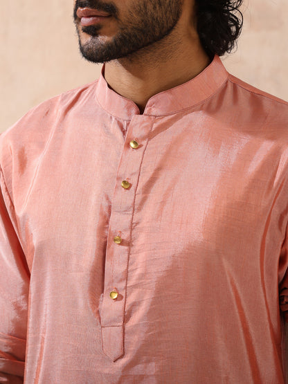 Dhiyona ST Mens Ombre Shades of Brown Kurta