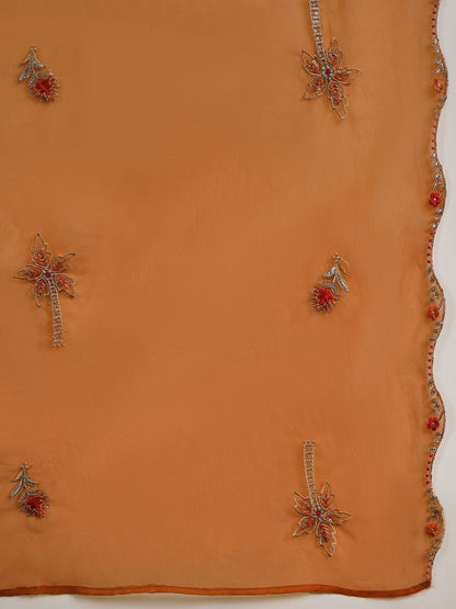 Dhiyona SN Women Embroidered Kurta & Palazzo With Dupatta