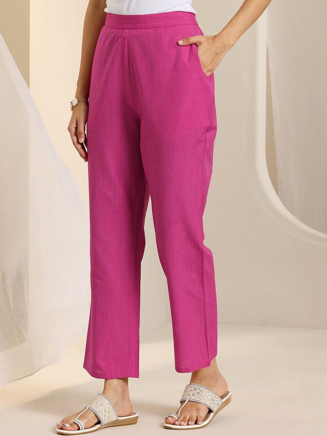 Women Ethnic Motifs Printed Regular Kurta with Trousers & With Dupatta