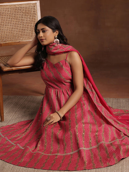 Women Ethnic Motifs Printed Empire Kurta with Trousers & With Dupatta