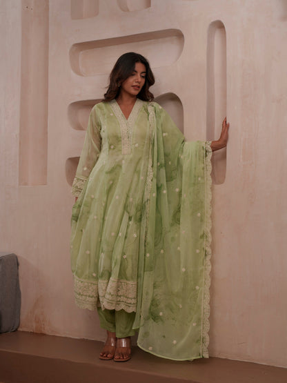 Tashvika fern Premium Suit Set