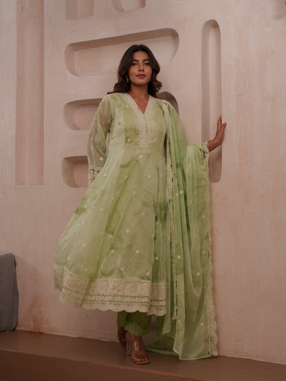Tashvika fern Premium Suit Set