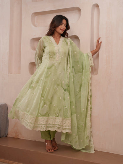 Tashvika fern Premium Suit Set