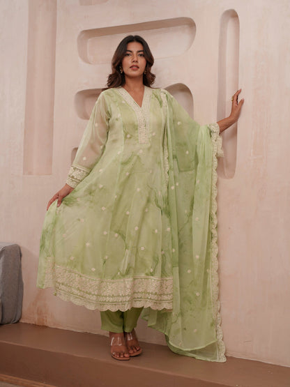 Tashvika fern Premium Suit Set