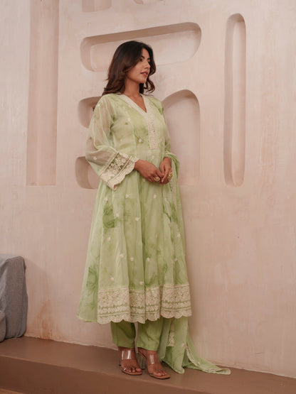 Tashvika fern Premium Suit Set